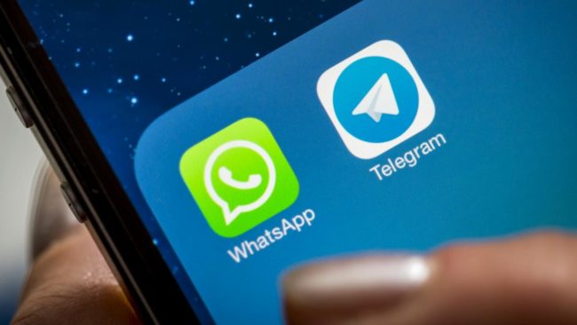 telegram e whatsapp